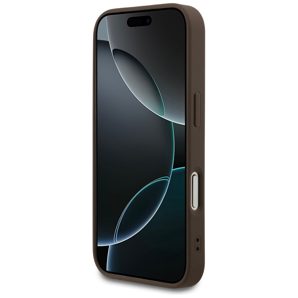 Guess 4G Classic Case for iPhone 17 Pro - Brown_4