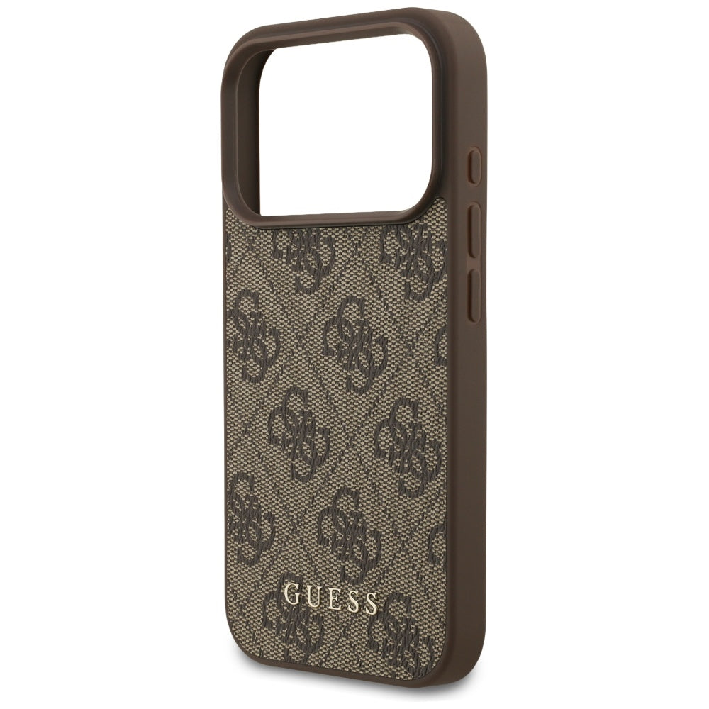 Guess 4G Classic Case for iPhone 17 Pro - Brown_5
