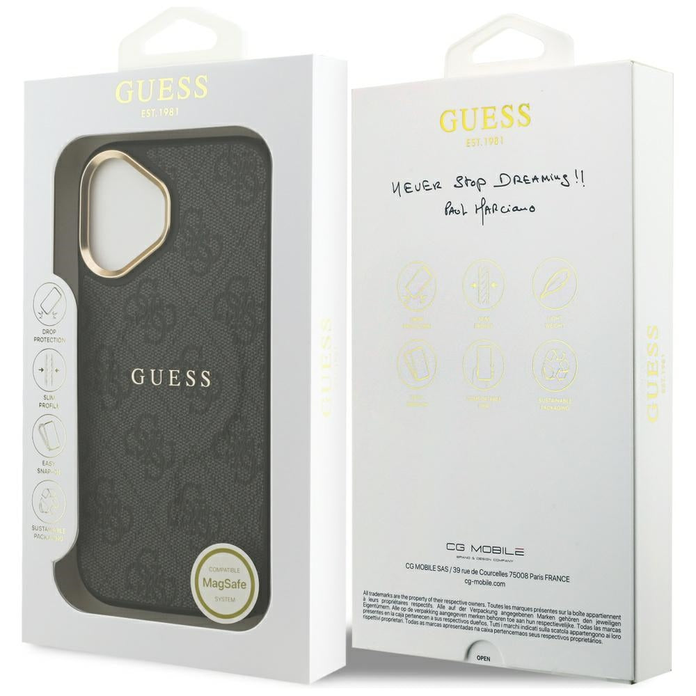 Etui Guess 4G PU Classic Logo MagSafe na iPhone 17 - czarne_7