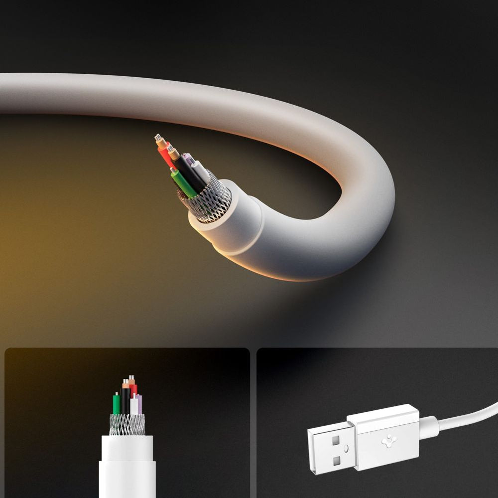 Spigen EB6010AC USB-A / USB-C 60W Cable 100 cm - White_5