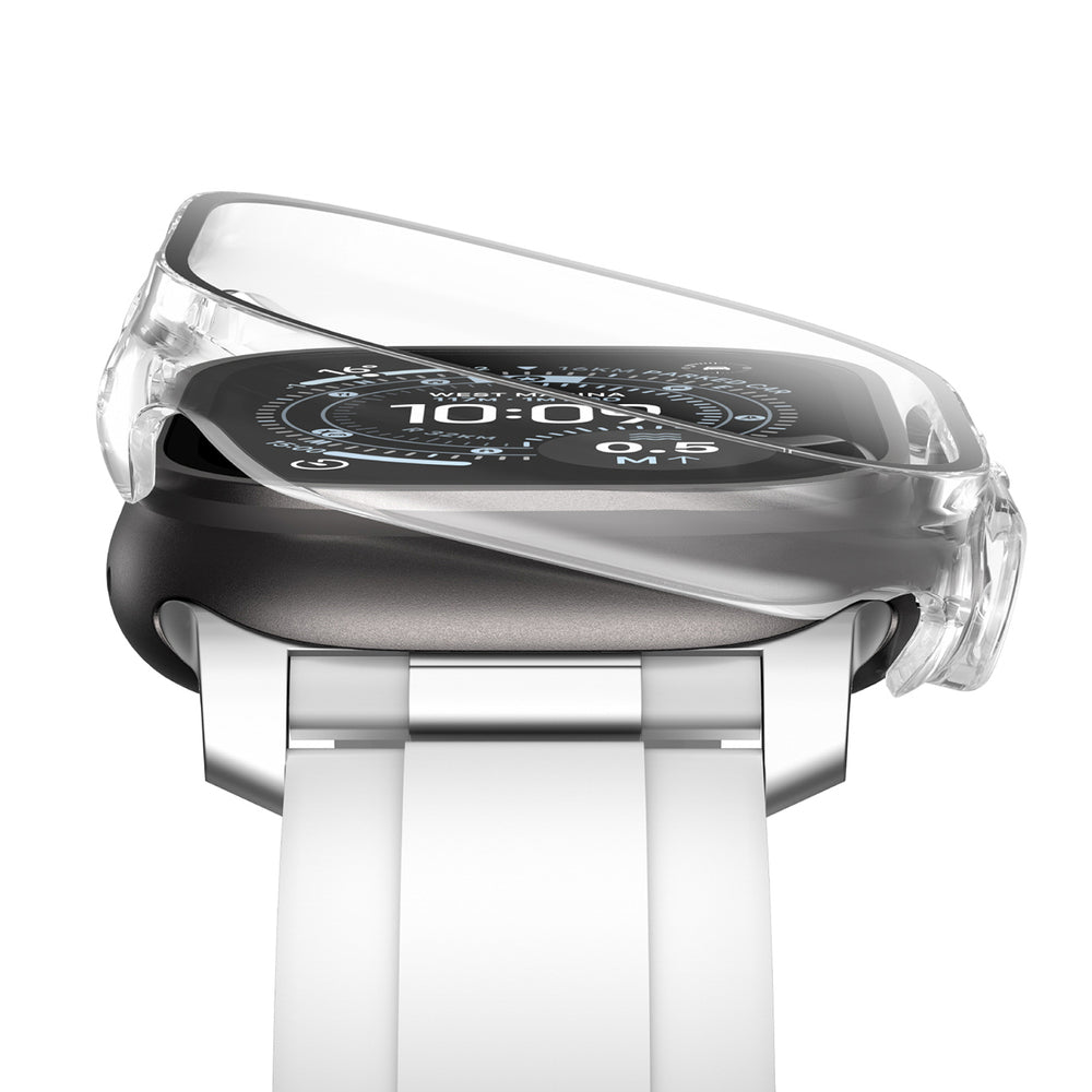 AmazingThing Radix Glass Screen Protector with Case for Apple Watch UItra 3 49mm - Clear_8