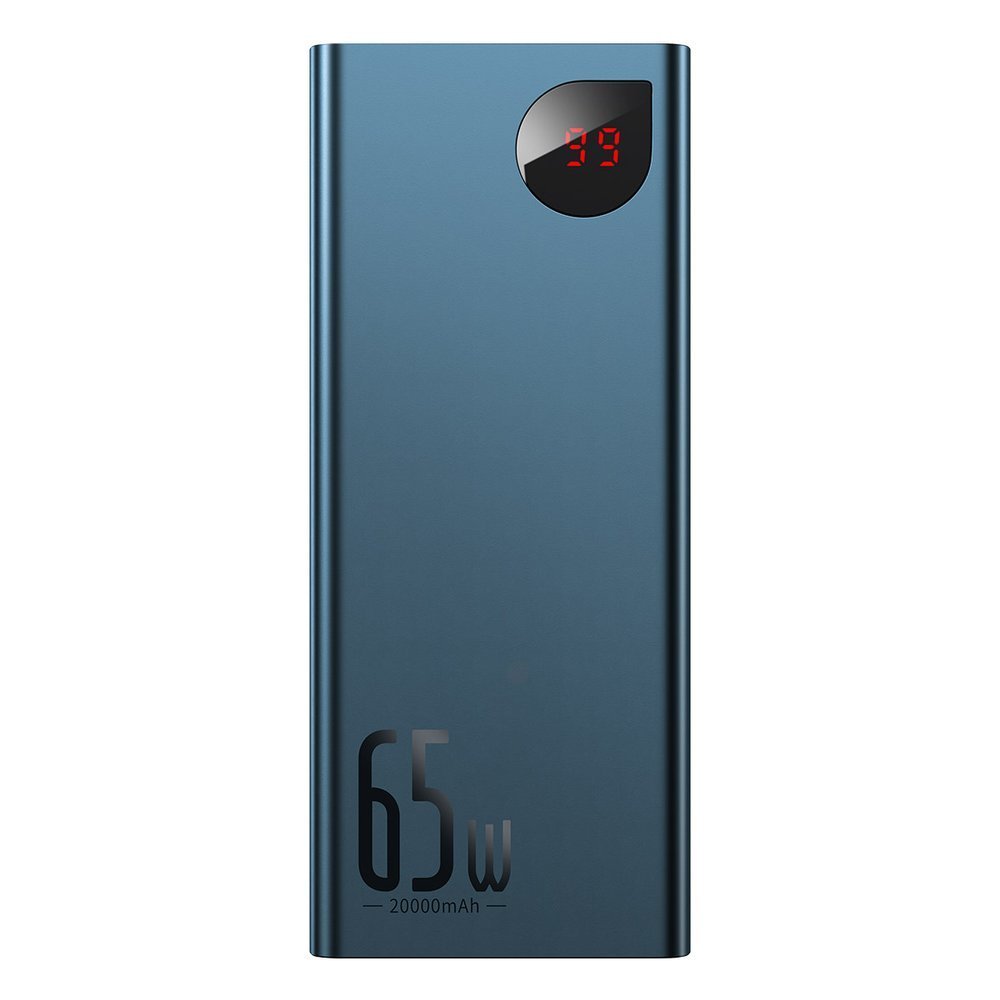 Baseus Adaman power bank 2x USB / 1x USB Type C / 1x micro USB 20000mAh 65W Quick Charge 4.0 Power Delivery blue (PPIMDA-D03)_9