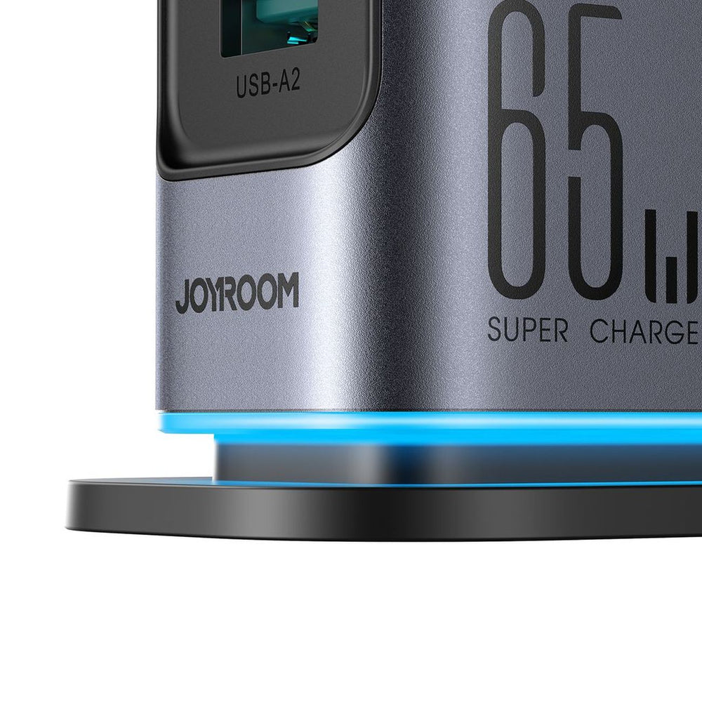 Ładowarka Joyroom JR-TCM02 GaN 65W stacja ładująca 4xUSB-C 2xUSB-A wtyczka UK - szara_3