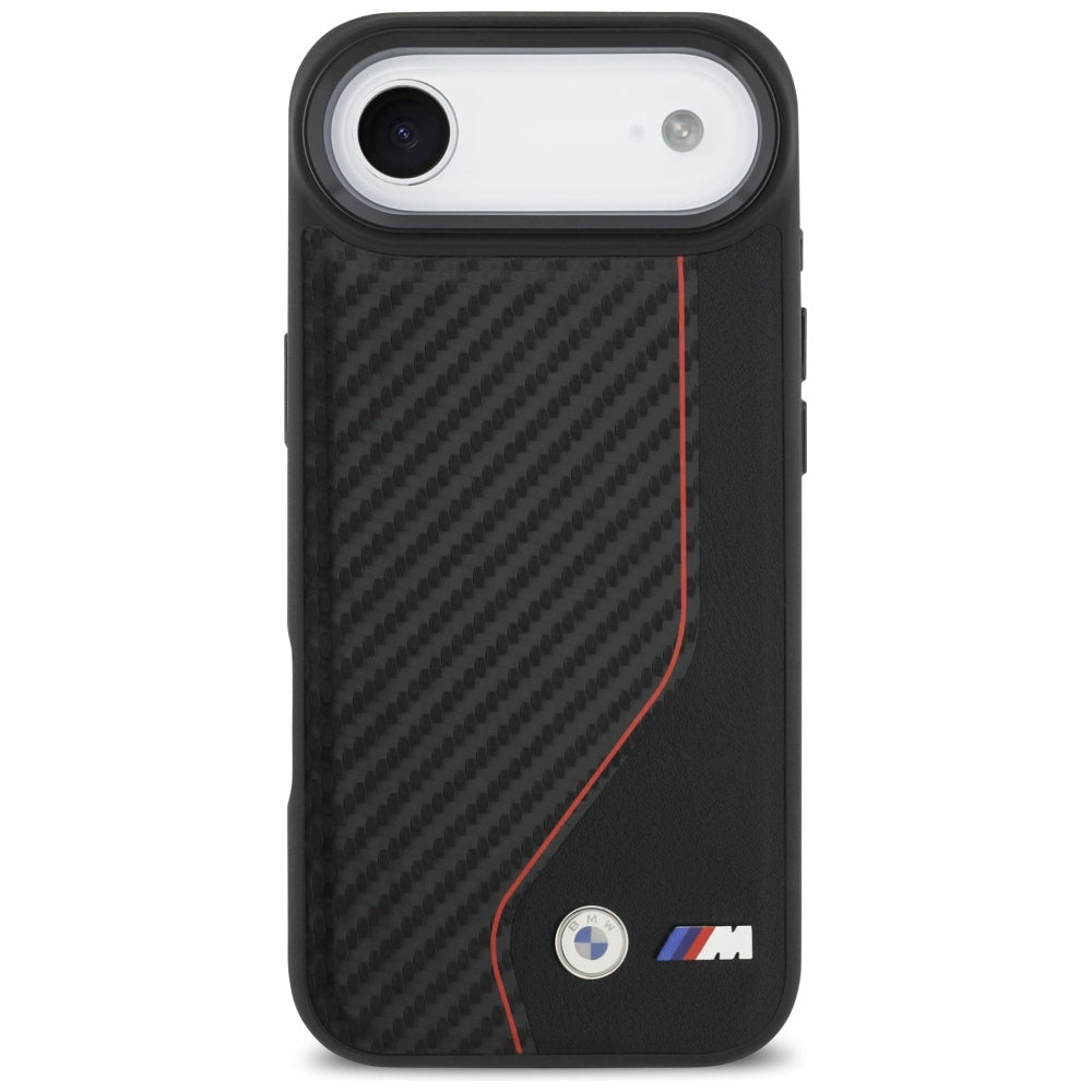 BMW M Carbon Line & Logo MagSafe Case for iPhone Air - Red_2