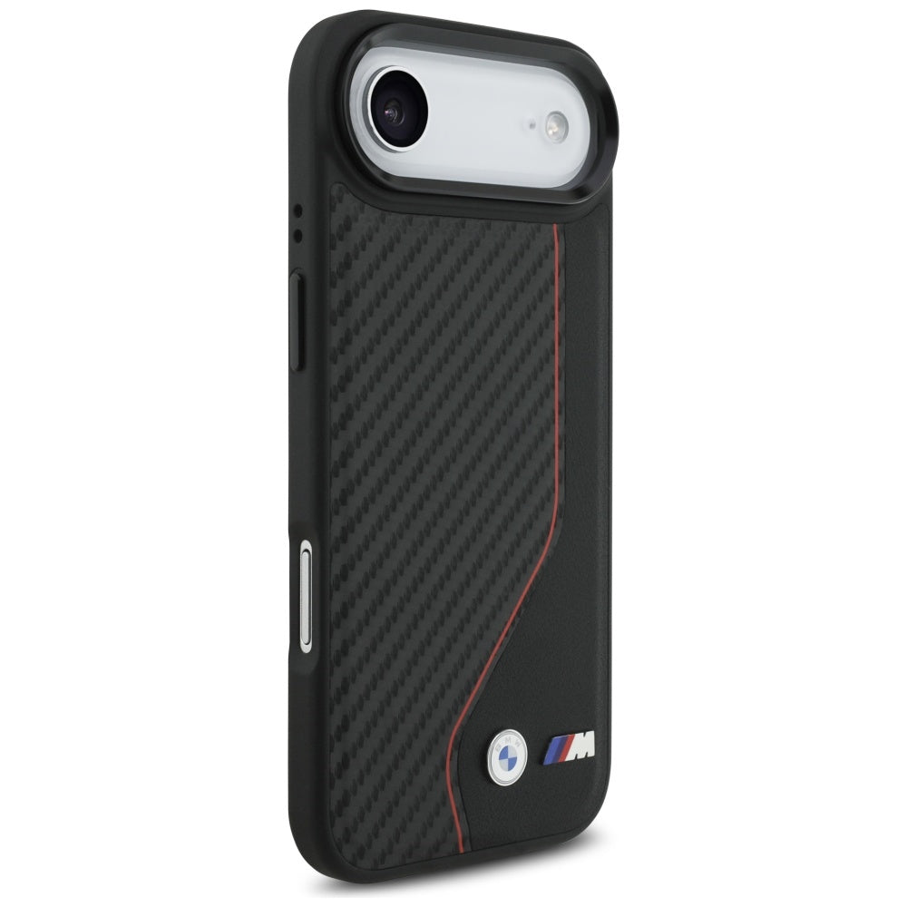 BMW M Carbon Line & Logo MagSafe Case for iPhone Air - Red_3