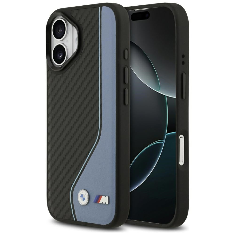 BMW M Carbon Logo MagSafe Case for iPhone 17 - Blue_0