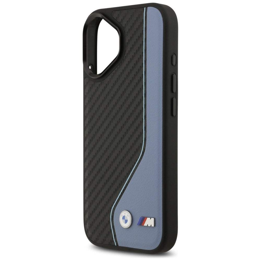 BMW M Carbon Logo MagSafe Case for iPhone 17 - Blue_5