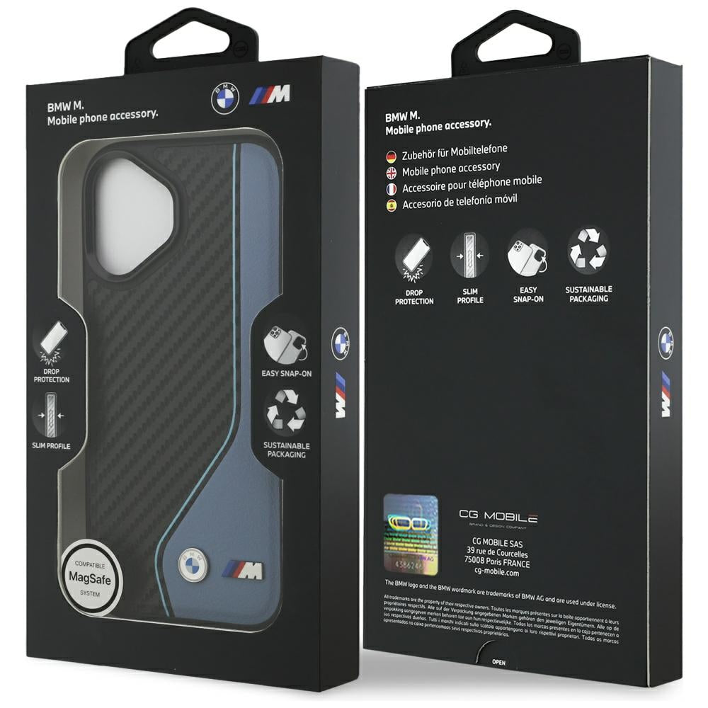 BMW M Carbon Logo MagSafe Case for iPhone 17 - Blue_7