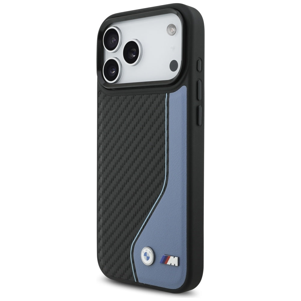 BMW M Carbon Logo MagSafe Case for iPhone 17 Pro Max - Blue_1