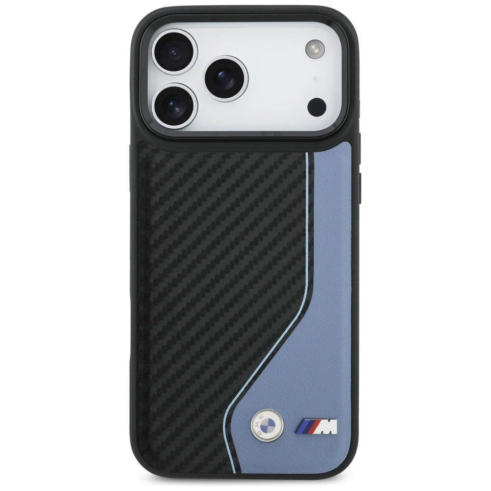 BMW M Carbon Logo MagSafe Case for iPhone 17 Pro Max - Blue_2