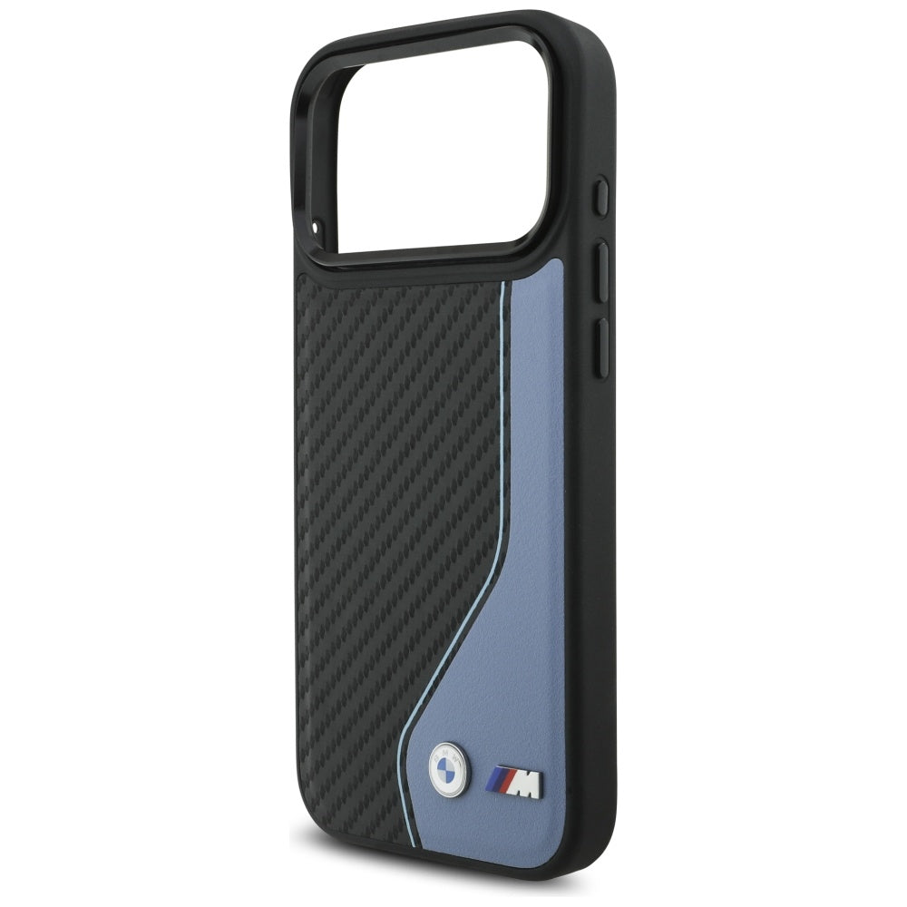 BMW M Carbon Logo MagSafe Case for iPhone 17 Pro Max - Blue_5