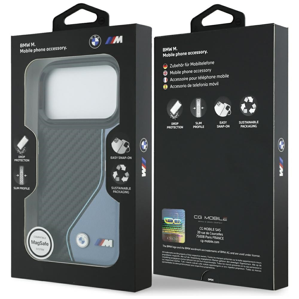 BMW M Carbon Logo MagSafe Case for iPhone 17 Pro - Blue_7