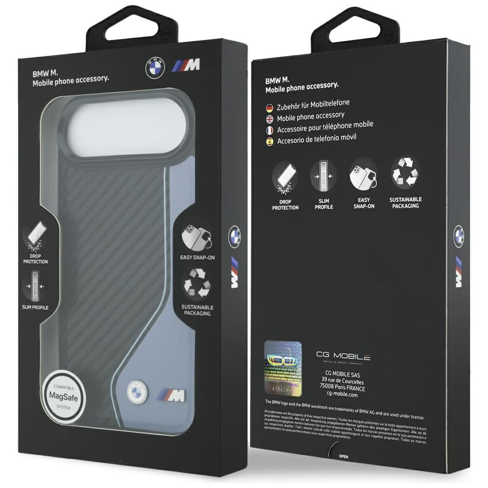 BMW M Carbon Logo MagSafe iPhone Air Case - Blue_7
