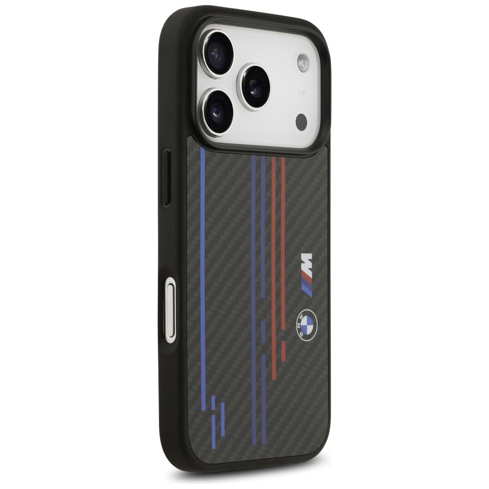 BMW M Kevlar Lines & Logo MagSafe Case for iPhone 17 Pro - Black_2