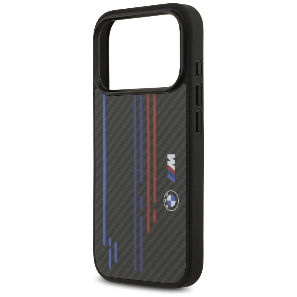 BMW M Kevlar Lines & Logo MagSafe Case for iPhone 17 Pro - Black_4