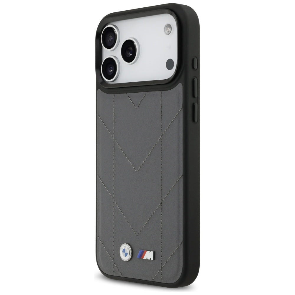 BMW M Quilted Logo MagSafe case for iPhone 17 Pro Max - graphite_1