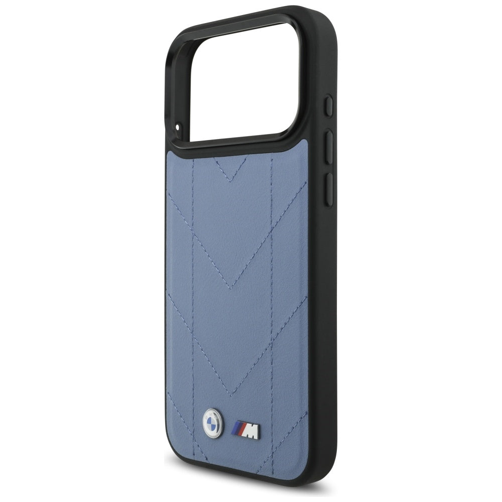 BMW M Quilted Logo MagSafe Case for iPhone 17 Pro Max - Blue_5