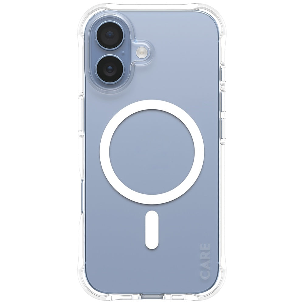 CARE by PanzerGlass Fashionable Samba Case w. White MagSafe for iPhone 17 - Transparent_1