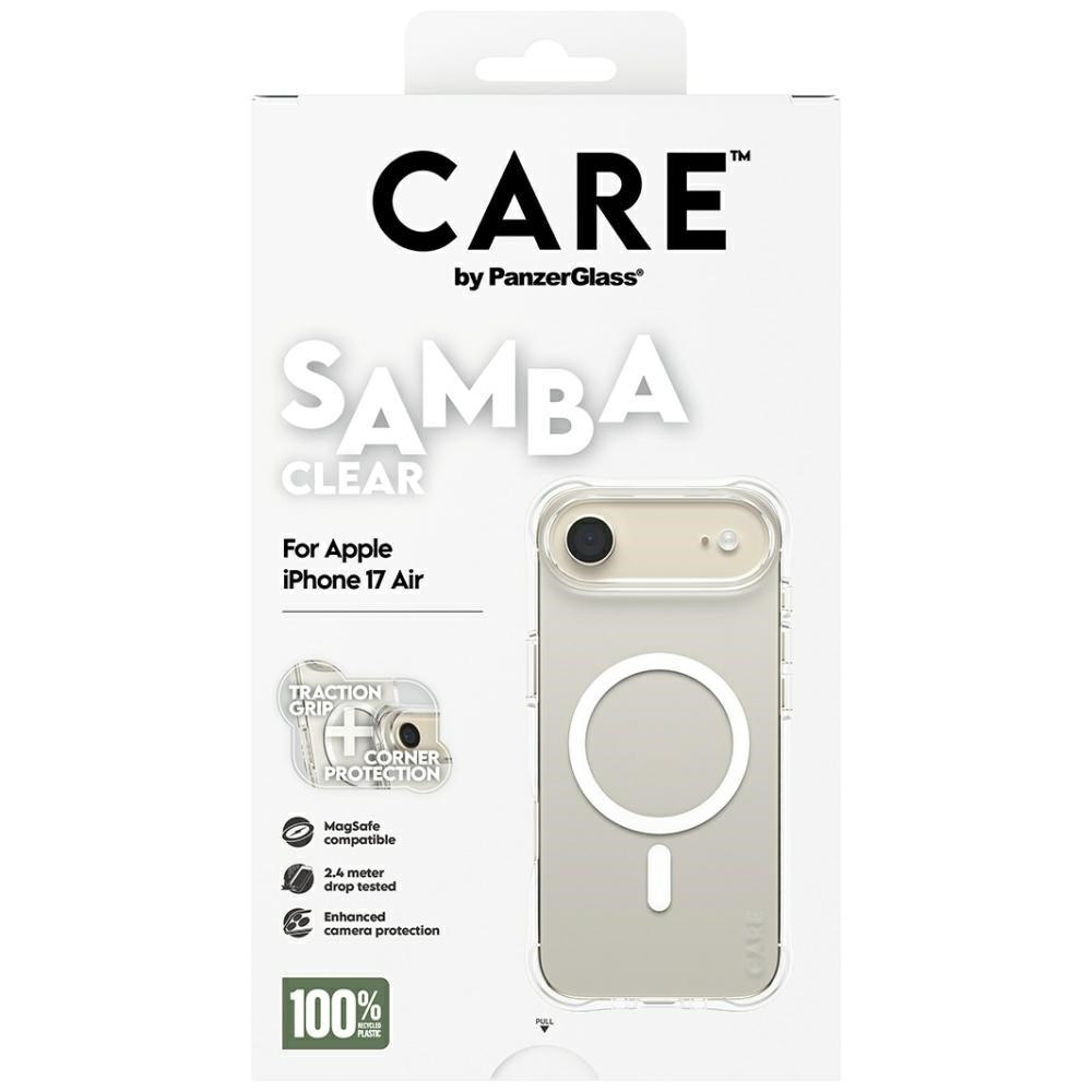 CARE by PanzerGlass Fashionable Samba Case w. White MagSafe for iPhone Air - Transparent_4