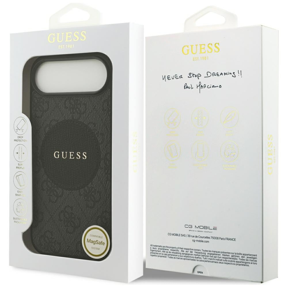 Guess 4G Circle Classic Logo MagSafe case for iPhone Air - black_7