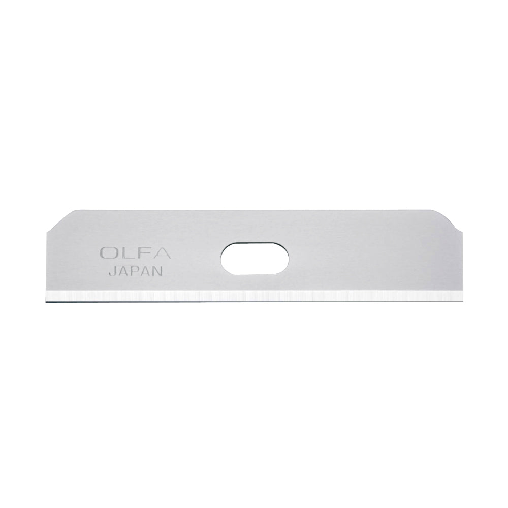 Conjunto de 10 lâminas skb-7 trapezoides prateadas 50x12,5x0,4mm_0
