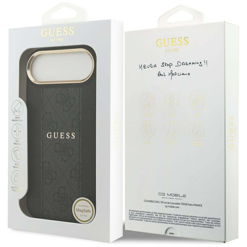 Guess 4G Stripe MagSafe case for iPhone Air - black_7