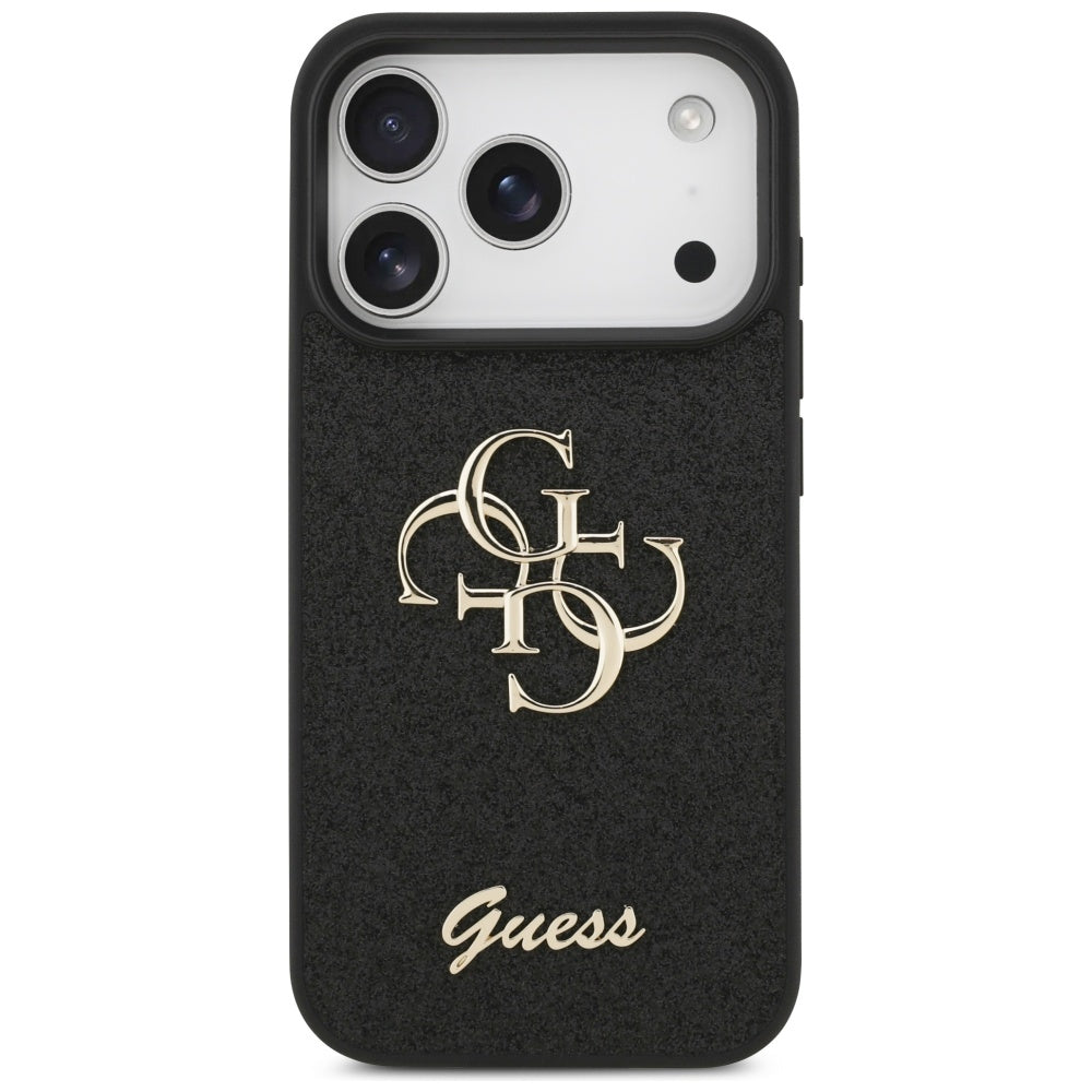 Guess Fixed Glitter Big 4G case for iPhone 17 Pro - black_2