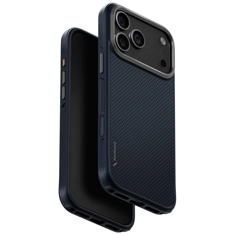 Uniq Keva Case for iPhone 17 Pro Max Magclick Charging - Blue_0