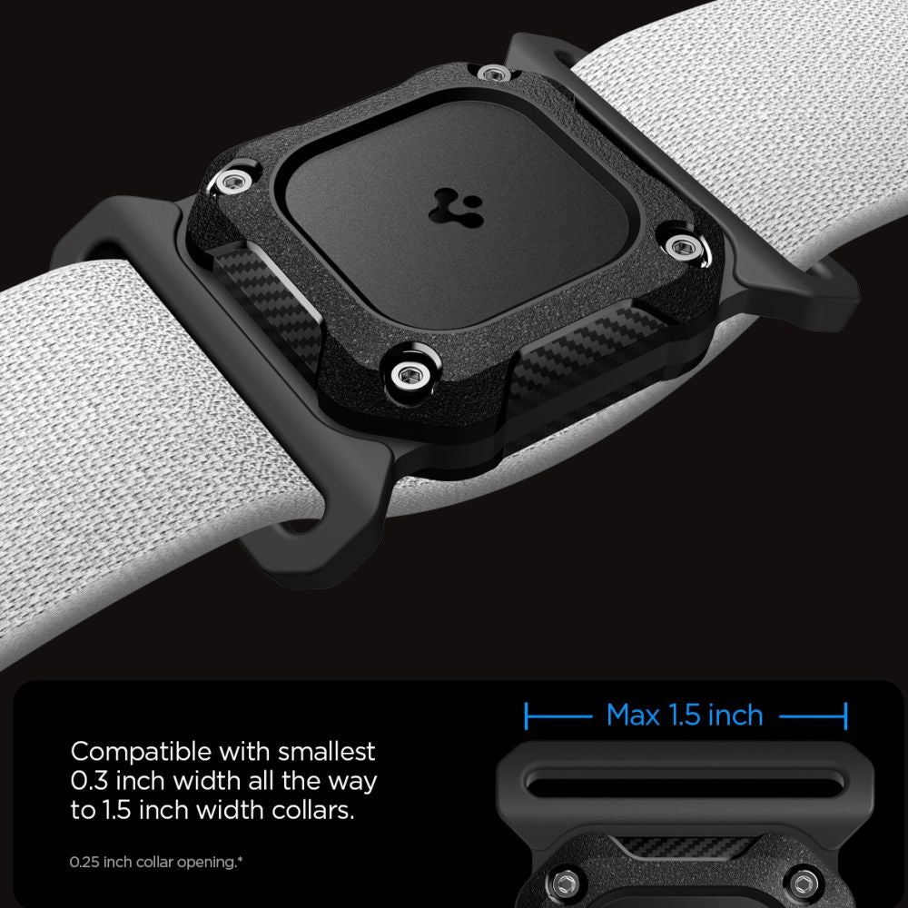 Spigen Tough Armor Pet Collar AirTag 1/2 Case - Black_1