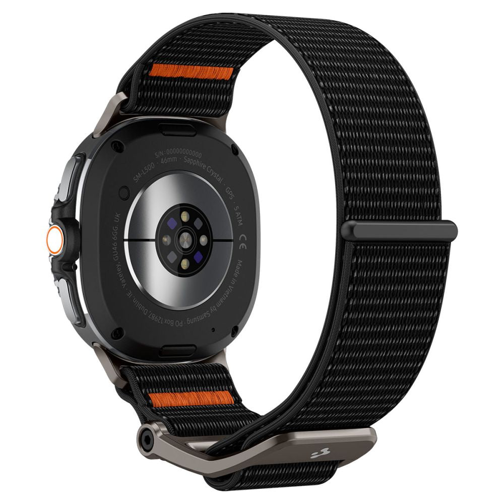 Spigen DuraPro Flex Strap for Samsung Galaxy Watch 40/44/46 mm - Black_10