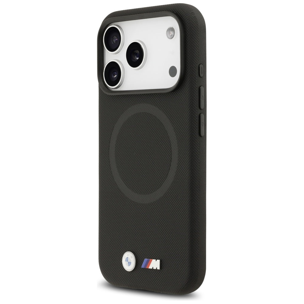 BMW M FW Metal Logo MagSafe Case for iPhone 17 Pro - Black_1