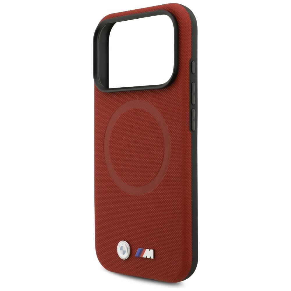 BMW M FW Metal Logo MagSafe Case for iPhone 17 Pro - Red_5
