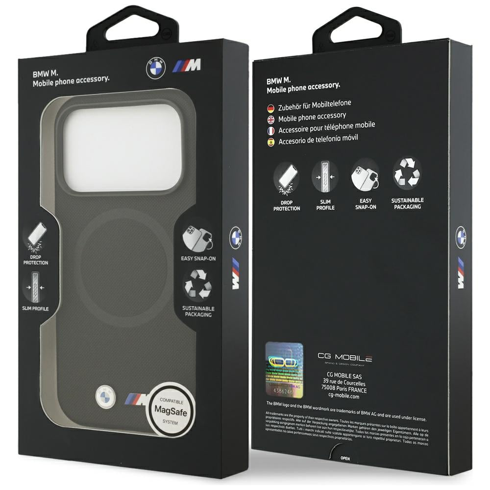 BMW M FW Metal Logo MagSafe Case for iPhone 17 Pro Max - Black_7