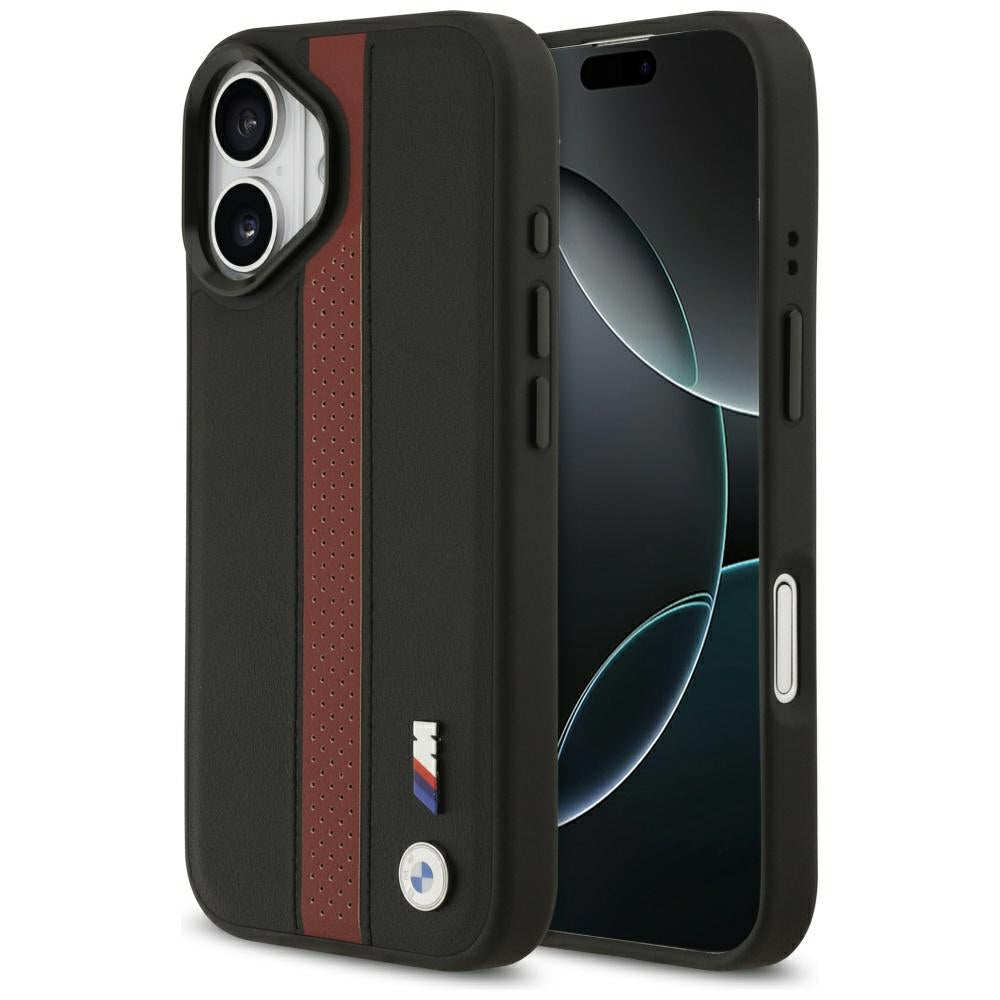 BMW M Perforated Stripe Logo MagSafe Case for iPhone 17 - Red_0