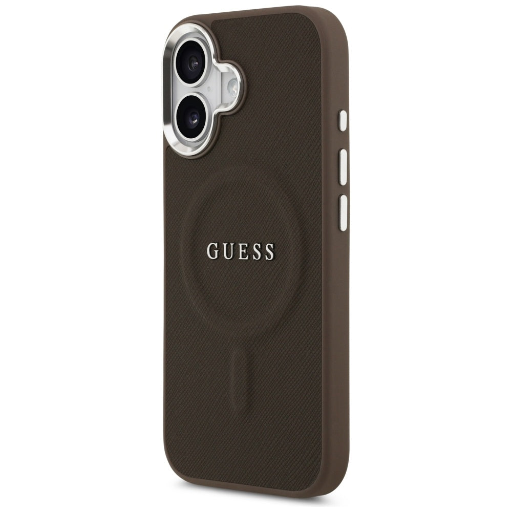 Guess Classic Logo MagSafe Case for iPhone 17 - Brown_1