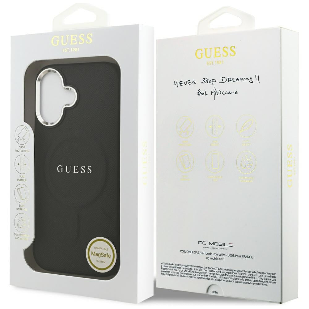 Guess Classic Logo MagSafe Case for iPhone 17 - Black_7