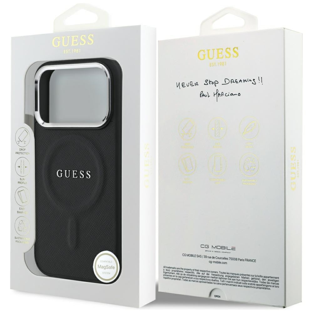 Guess Classic Logo MagSafe Case for iPhone 17 Pro - Black_7