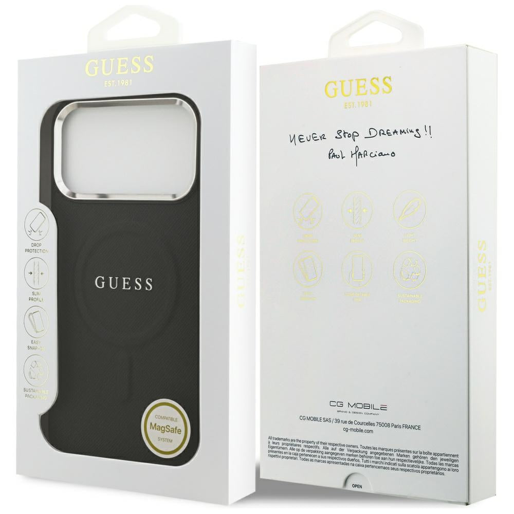 Guess Classic Logo MagSafe Case for iPhone 17 Pro Max - Black_7