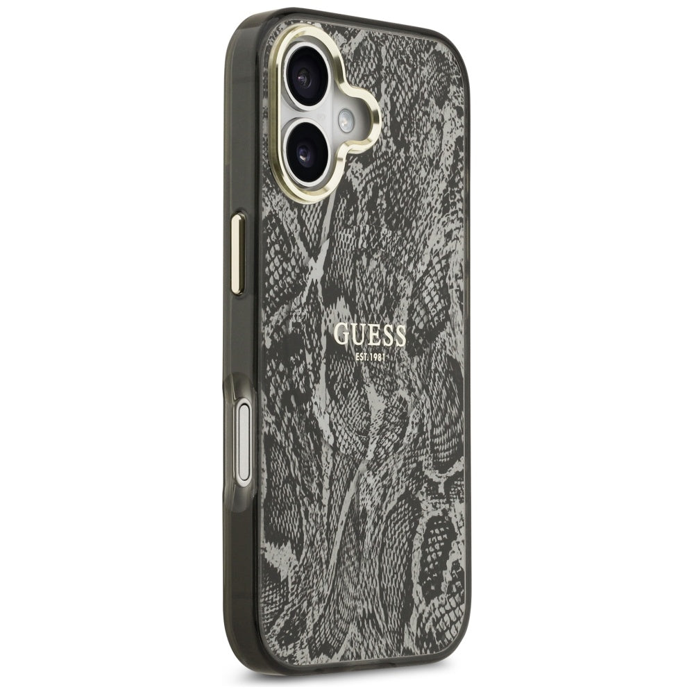 Guess Python Pattern MagSafe Case for iPhone 17 - Black_3