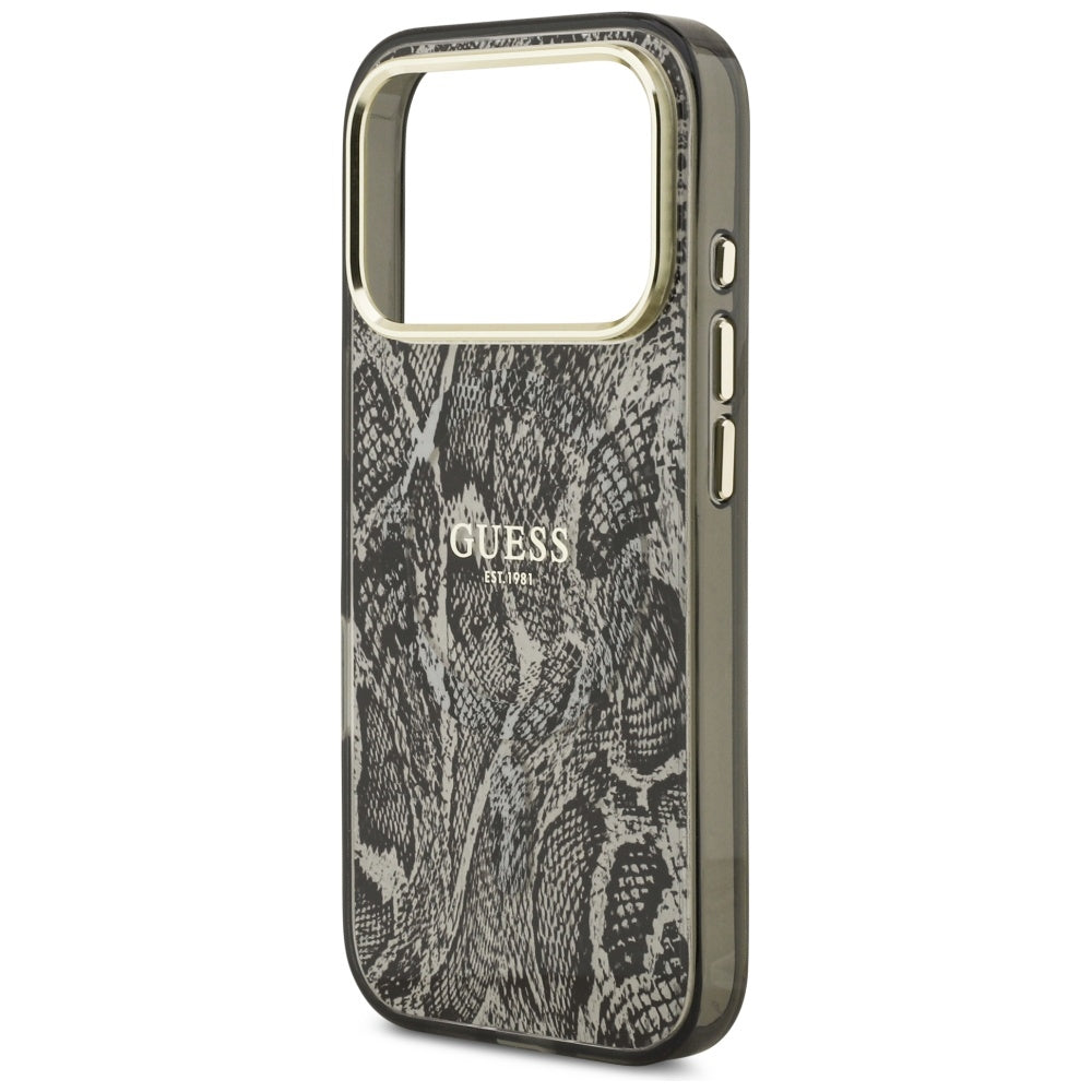 Guess Python Pattern MagSafe Case for iPhone 17 Pro - Black_5