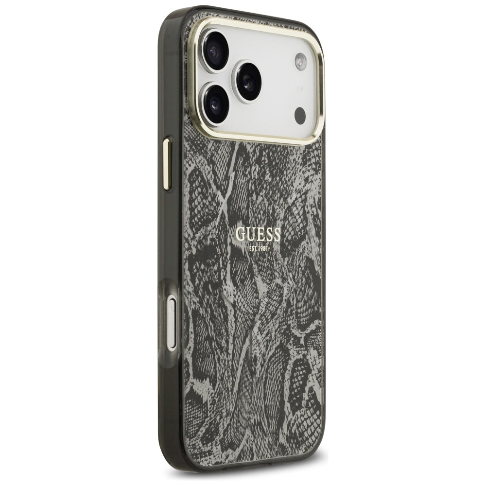 Guess Python Pattern MagSafe Case for iPhone 17 Pro Max - Black_3