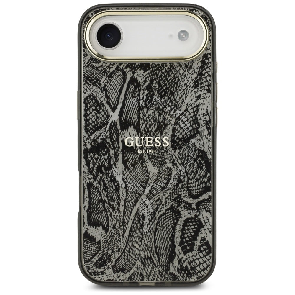 Guess Python Pattern MagSafe Case for iPhone Air - Black_2