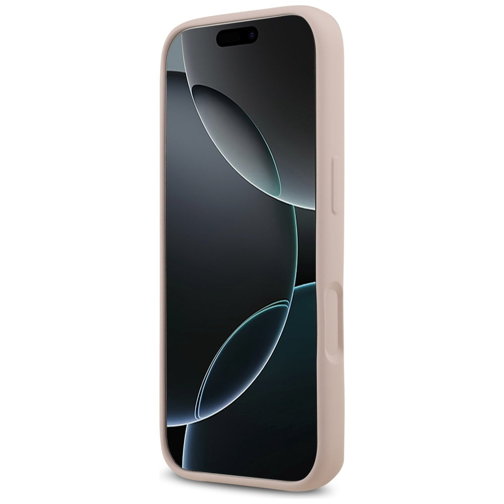 Guess Silicone Big 4G Script Case for iPhone 17 Pro - Pink_4