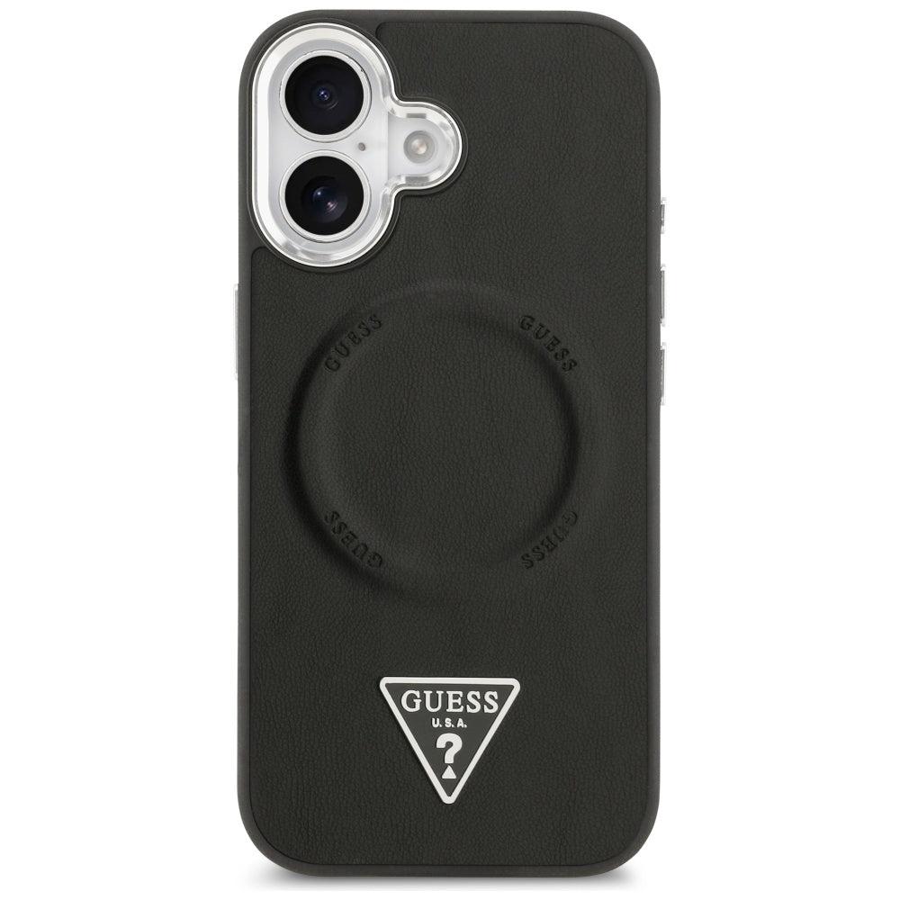 Guess Triangle Logo MagSafe case for iPhone 17 - black_2