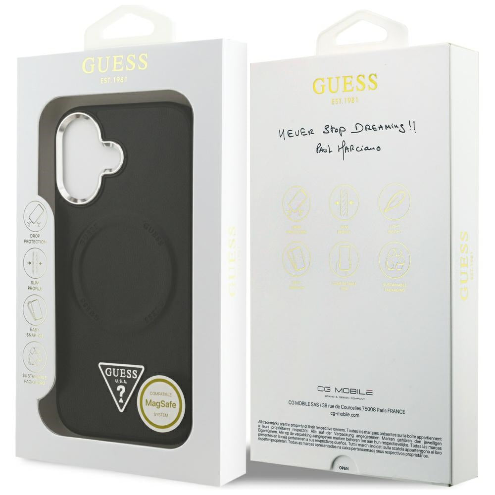 Guess Triangle Logo MagSafe case for iPhone 17 - black_7