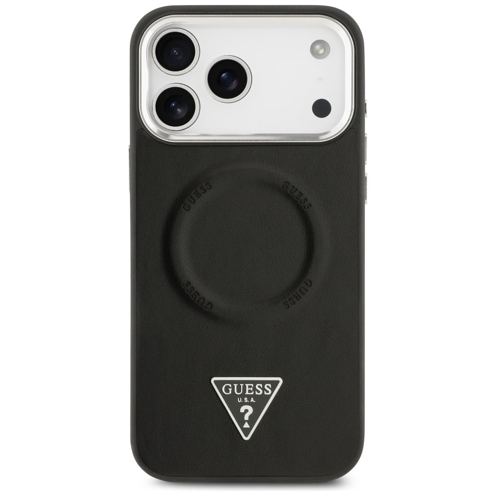 Guess Triangle Logo MagSafe case for iPhone 17 Pro - black_2
