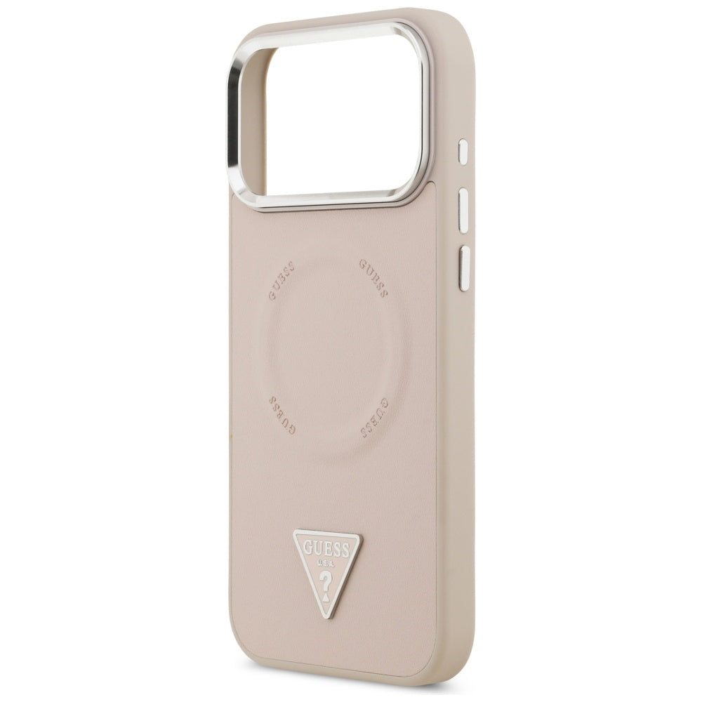 Guess Triangle Logo MagSafe Case for iPhone 17 Pro Max - Pink_5