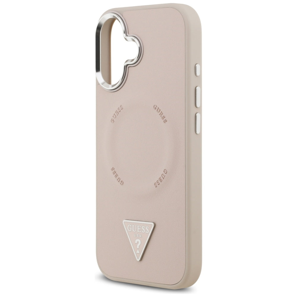 Guess Triangle Logo MagSafe case for iPhone 17 - pink_5