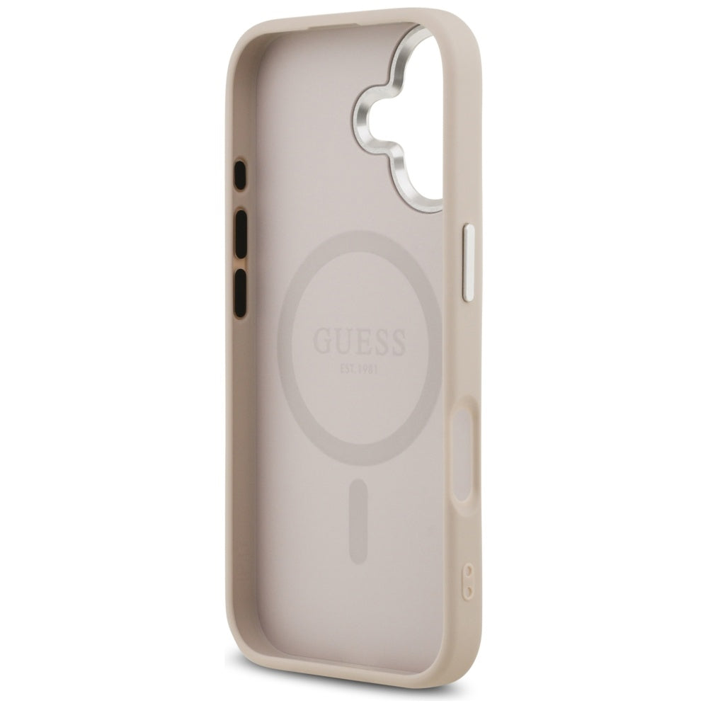 Guess Triangle Logo MagSafe case for iPhone 17 - pink_6