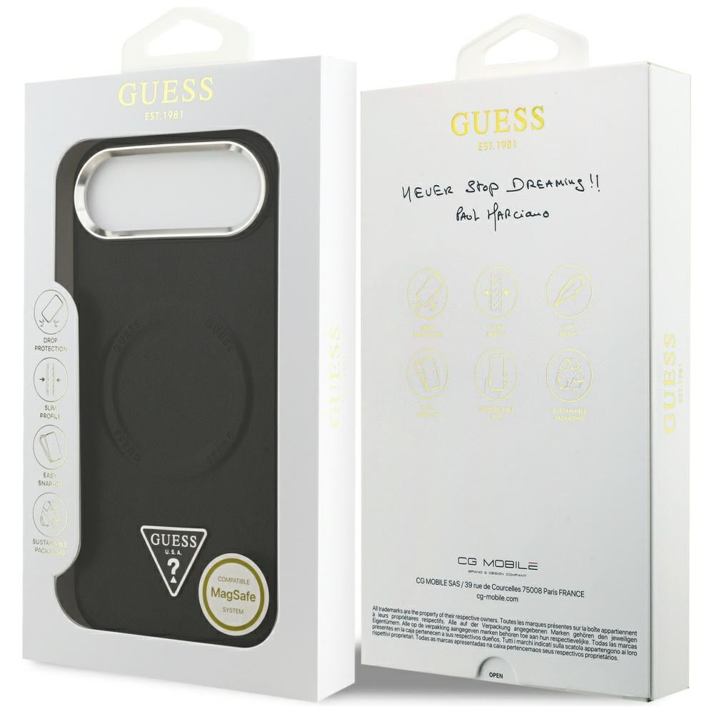 Guess Triangle Logo MagSafe Case for iPhone Air - Black_7